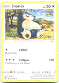 Snorlax Rare SWSH02: Rebel Clash 141/192 NM Eri Yamaki