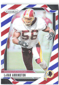 LaVar Arrington Panini Prizm - Red White and Blue 295 2024 Washington Redskins
