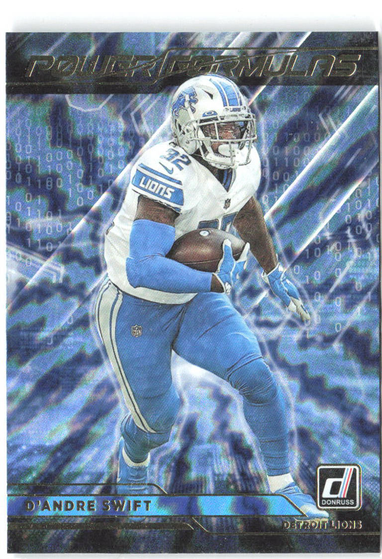 D'Andre Swift Donruss - Power Formulas PF1 2021 Detroit Lions