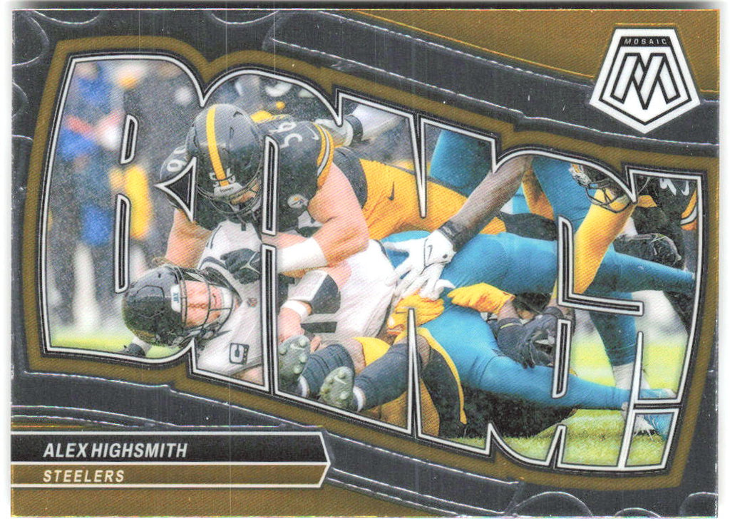 Alex Highsmith Panini Mosaic - Bang! 5 2024 Pittsburgh Steelers