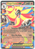 Mega Pyroar ex Holo Double Rare ME04 Chaos Rising 015/086 NM Keisuke Azuma