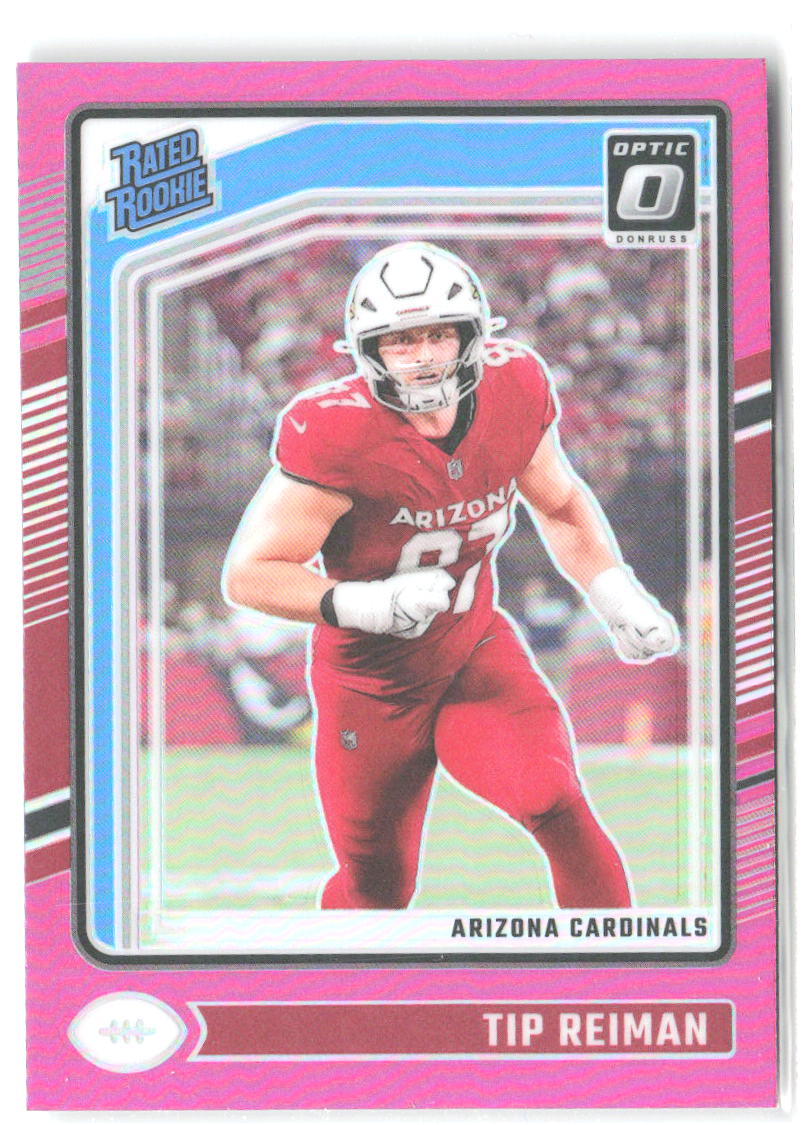 Tip Reiman Donruss Optic - Pink 292 2024 Arizona Cardinals