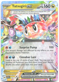 Tatsugiri ex Holo Double Rare SV08 Surging Sparks 142/191 NM 5ban Graphics