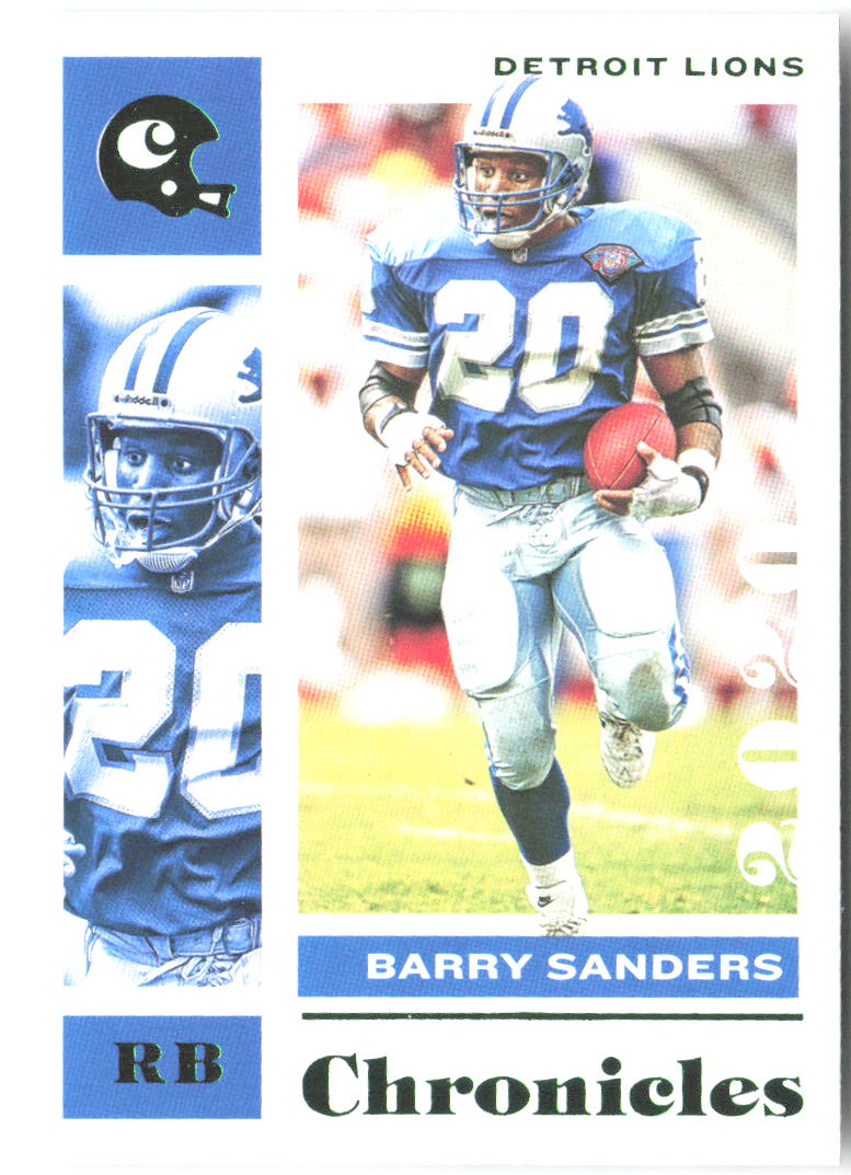 Barry Sanders Panini Chronicles 33 2020 Detroit Lions