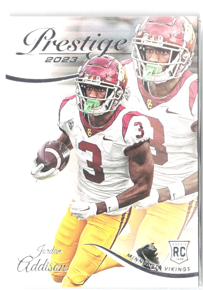 Jordan Addison Panini Prestige 352 2023 Minnesota Vikings RC