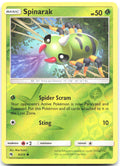 Spinarak Reverse Holo Common SM Lost Thunder 9/214 NM Misa Tsutsui