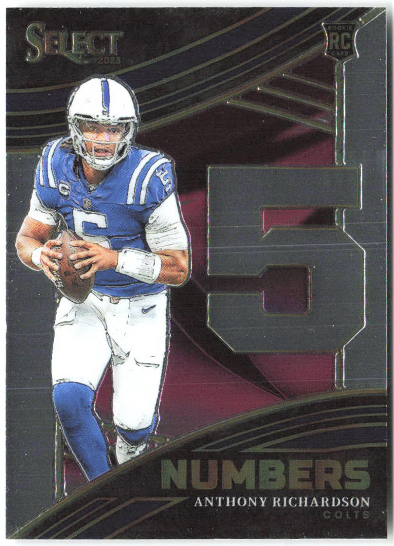 Anthony Richardson Panini Select - Numbers NMB-ARI 2023 Indianapolis Colts