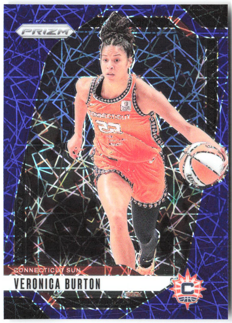 Veronica Burton Panini Prizm WNBA - Blue Velocity Prizms 35 2024 Connecticut Sun