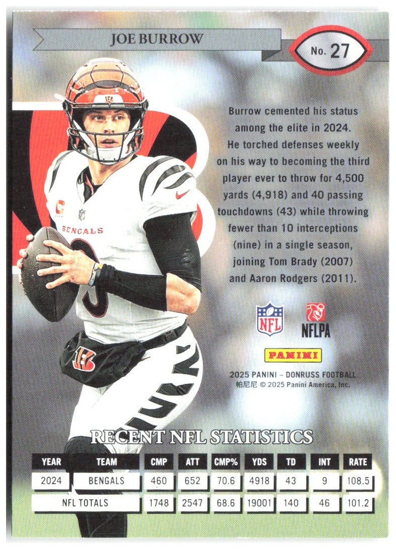 Joe Burrow Donruss - Retro 1995 27 2025 Cincinnati Bengals