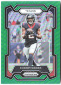 Robert Woods Panini Prizm - Green 123 2023 Houston Texans