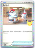 Switch Holo Common ME 30th Celebration 127/128 NM Yuka Morii