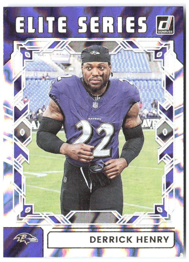 Derrick Henry Donruss - The Elite Series TES-DHE 2025 Baltimore Ravens