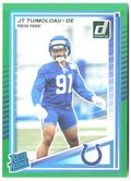 JT Tuimoloau Donruss - Press Proofs Green 398 2025 Indianapolis Colts