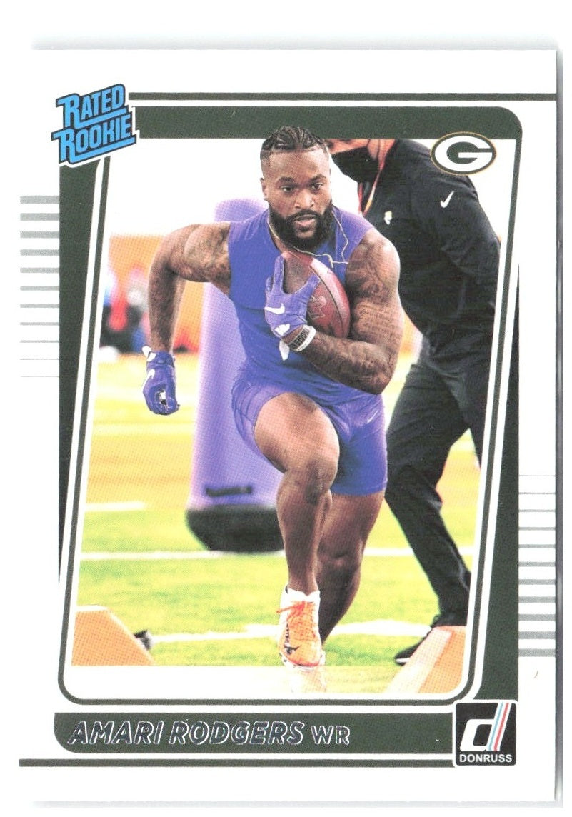 Amari Rodgers Donruss 303 2021 Green Bay Packers RC