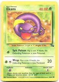 Ekans Unlimited Common Fossil 46/62 LP Kagemaru Himeno