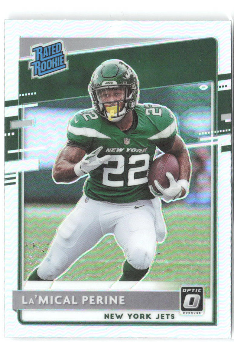 La'Mical Perine Donruss Optic - Holo 190 2020 New York Jets