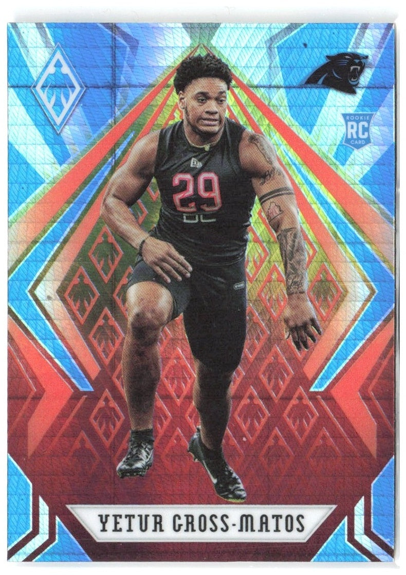 Yetur Gross-Matos Panini Phoenix - Fire Burst 158 2020 Carolina Panthers
