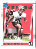 Greg Newsome II Donruss 341 2021 Cleveland Browns RC