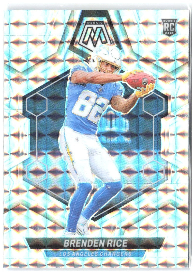 Brenden Rice Panini Mosaic - Mosaic 399 2024 Los Angeles Chargers