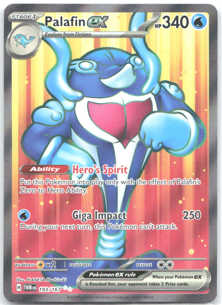 Palafin ex Holo Ultra Rare SV06: Twilight Masquerade 193/167 NM PLANETA Mochizuki