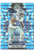 Tony Pollard Panini Mosaic - Reactive Blue Mosaic 56 2023 Dallas Cowboys