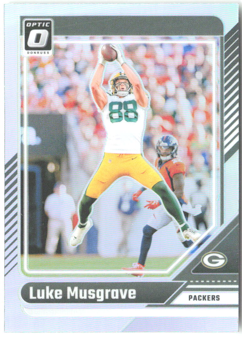 Luke Musgrave Donruss Optic - Holo 73 2024 Green Bay Packers