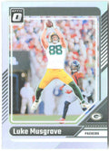 Luke Musgrave Donruss Optic - Holo 73 2024 Green Bay Packers