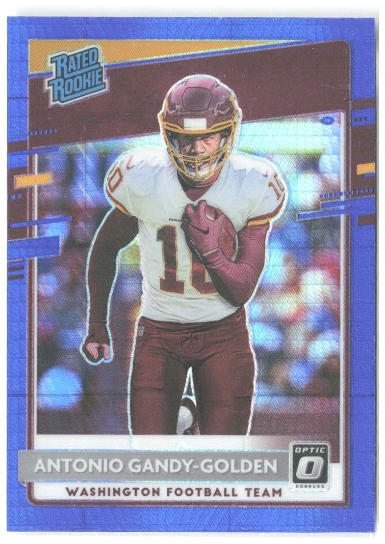 Antonio Gandy-Golden Donruss Optic Blue Hyper 184 2020 Washington Football Team