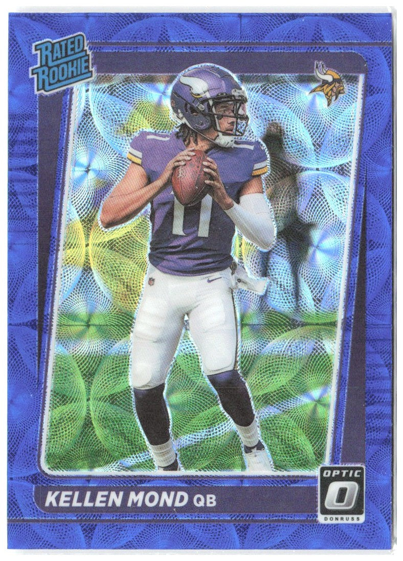 Kellen Mond Donruss Optic - Blue Scope 221 2021 Minnesota Vikings