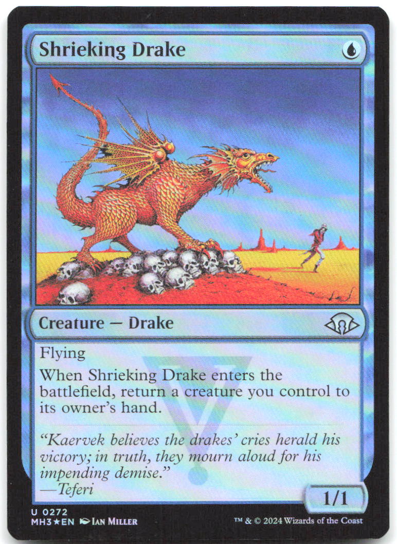 Shrieking Drake Foil U Modern Horizons 3 272 NM Ian Miller