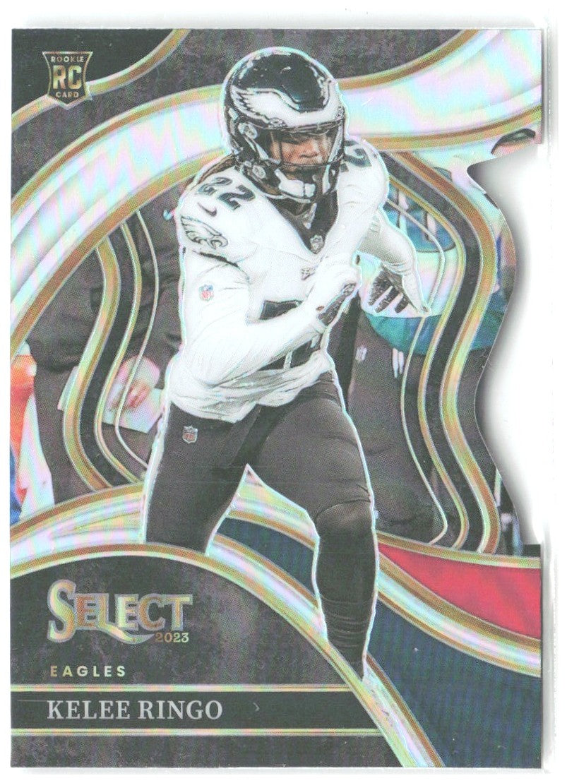 Kelee Ringo Select - Black and Red Prizms Die Cuts 245 2023 Philadelphia Eagles