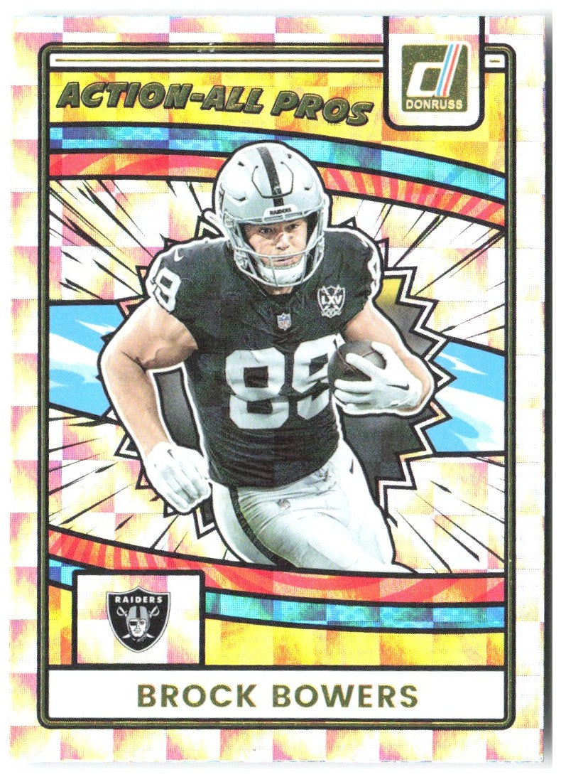 Brock Bowers Donruss - Action-All Pros AAP-BBO 2025 Las Vegas Raiders