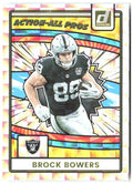 Brock Bowers Donruss - Action-All Pros AAP-BBO 2025 Las Vegas Raiders