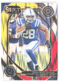 Jonathan Taylor Select - Red & Yellow Prizm Shock 271 2024 Indianapolis Colts