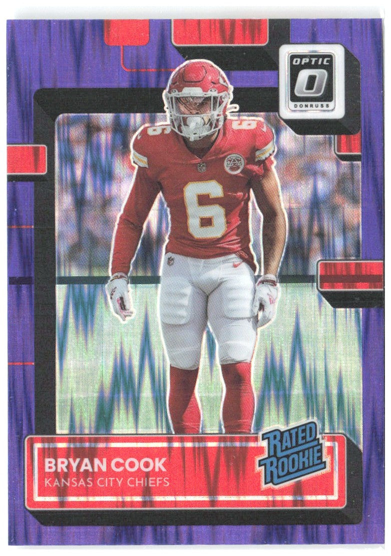 Bryan Cook Donruss Optic - Purple Shock 272 2022 Kansas City Chiefs
