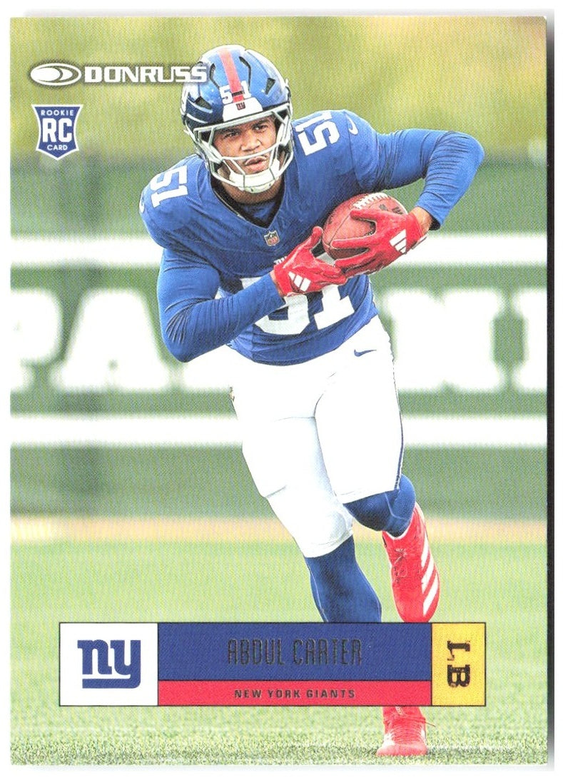 Abdul Carter Donruss - Retro 2005 R05-ABC 2025 New York Giants