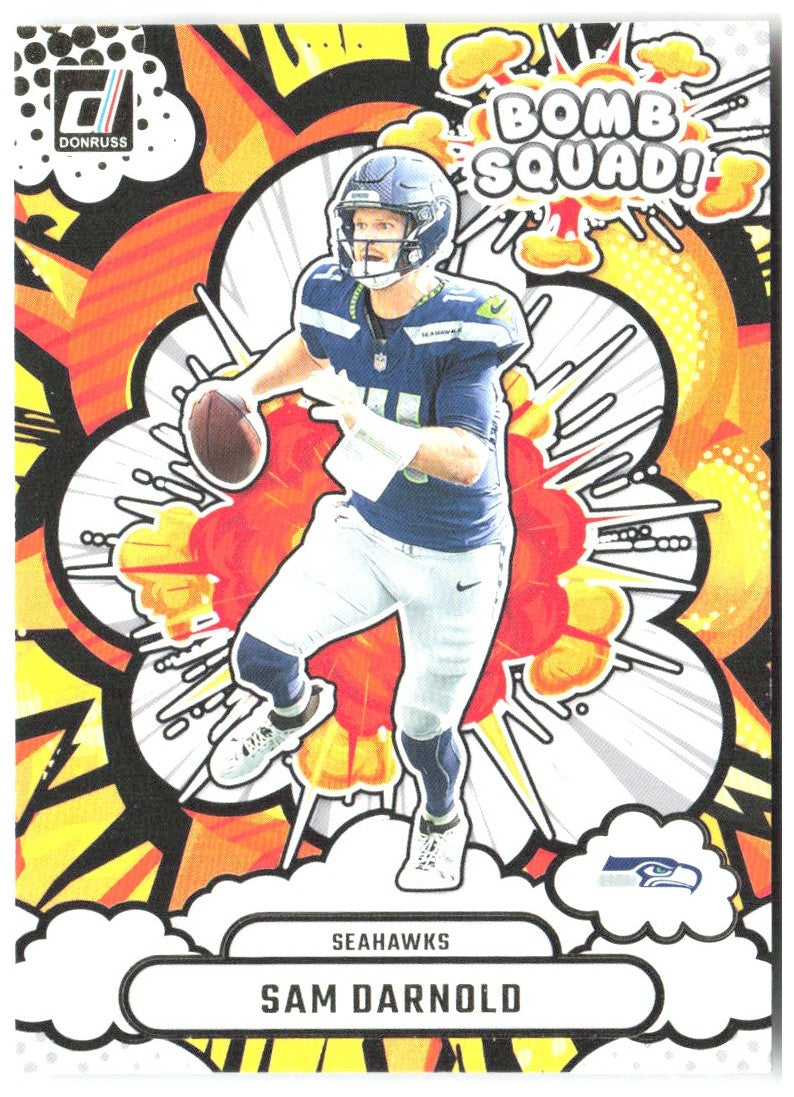 Sam Darnold Donruss - Bomb Squad BS-SDD 2025 Seattle Seahawks