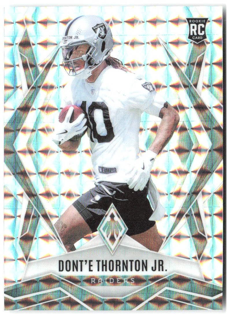 Dont'e Thornton Jr. Phoenix - Silver Pyramids Prizm 204 2025 Las Vegas Raiders