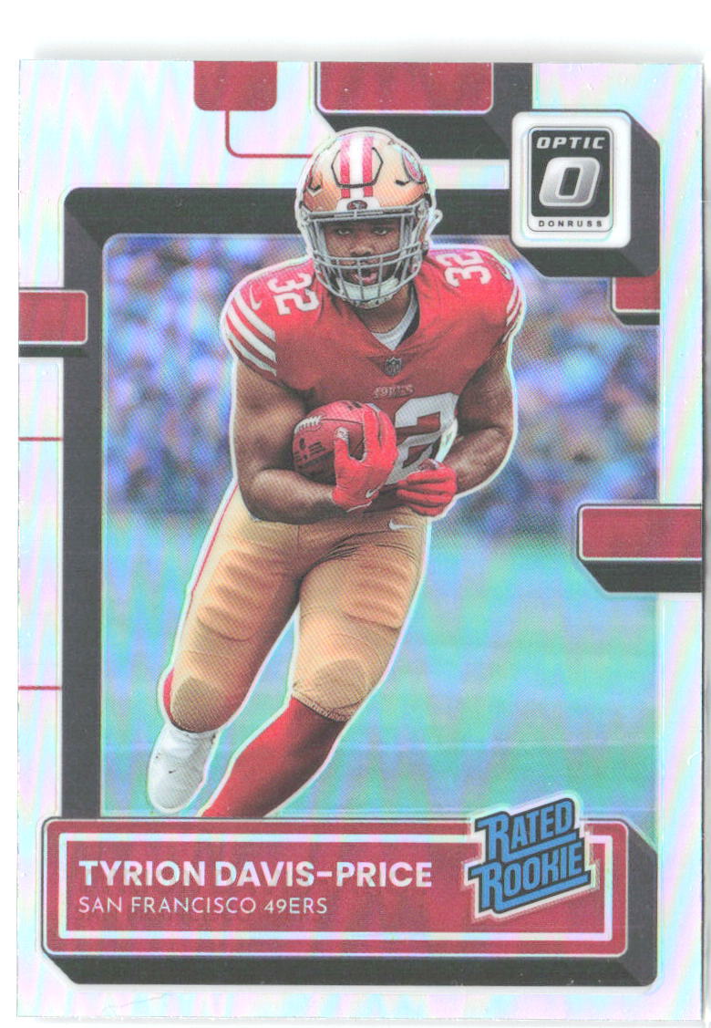 Tyrion Davis-Price Donruss Optic - Holo 226 2022 San Francisco 49ers