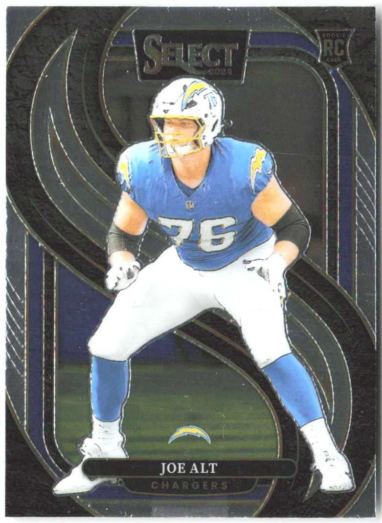 Joe Alt Panini Select 159 2024 Los Angeles Chargers RC