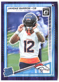 Jahdae Barron Donruss Optic - Purple Shock 207 2025 Denver Broncos