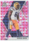 Patrick Queen Panini Mosaic - Prizm Camo Pink 249 2020 Baltimore Ravens