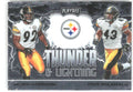 James Harrison / Troy Polamalu Playoff - Thunder & Lightning TL-14 2020 Steelers
