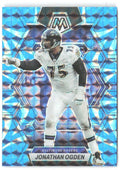 Jonathan Ogden Panini Mosaic - Reactive Blue Mosaic 20 2023 Baltimore Ravens