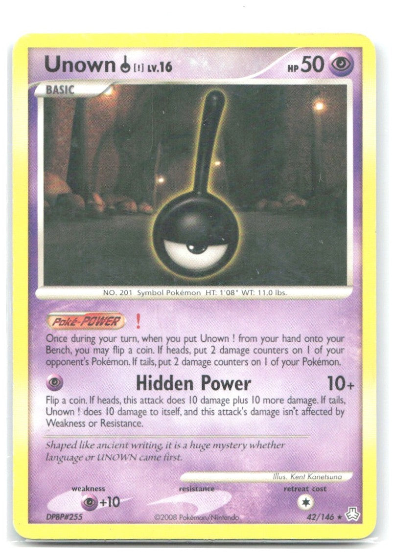 Unown ! Rare Legends Awakened 42/146 LP Kent Kanetsuna