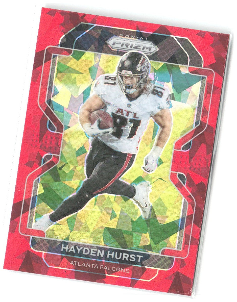 Hayden Hurst Panini Prizm - Red Ice 323 2021 Atlanta Falcons