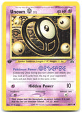 Unown [O] 1st Edition Common Neo Discovery 69/75 NM CR CG gangs
