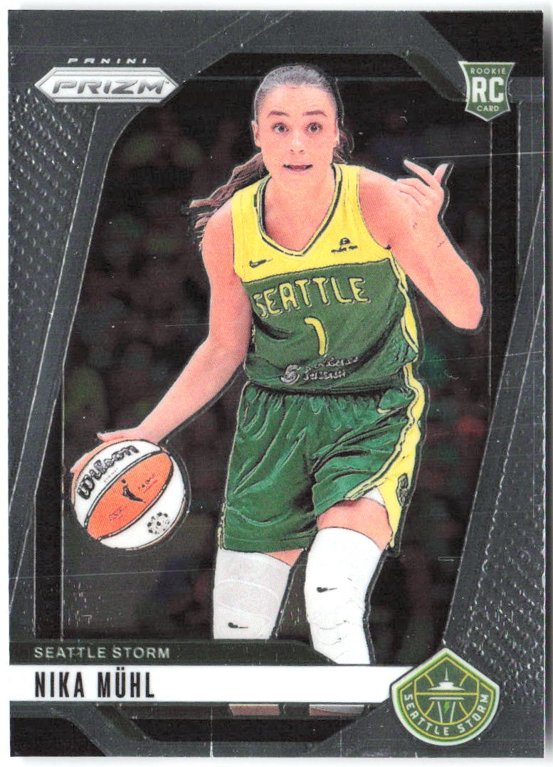 Nika Muhl Panini Prizm WNBA 75 2024 Seattle Storm RC