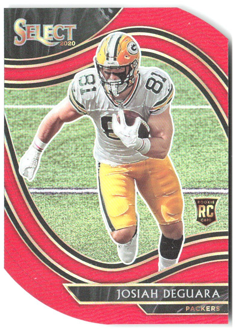 Josiah Deguara Panini Select - Red Prizm Die Cut 400 2020 Green Bay Packers