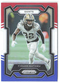 Tyrann Mathieu Panini Prizm - Red White and Blue 218 2023 New Orleans Saints